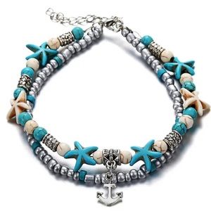 ANKLET BRACELET ANCHOR CHARM NEW